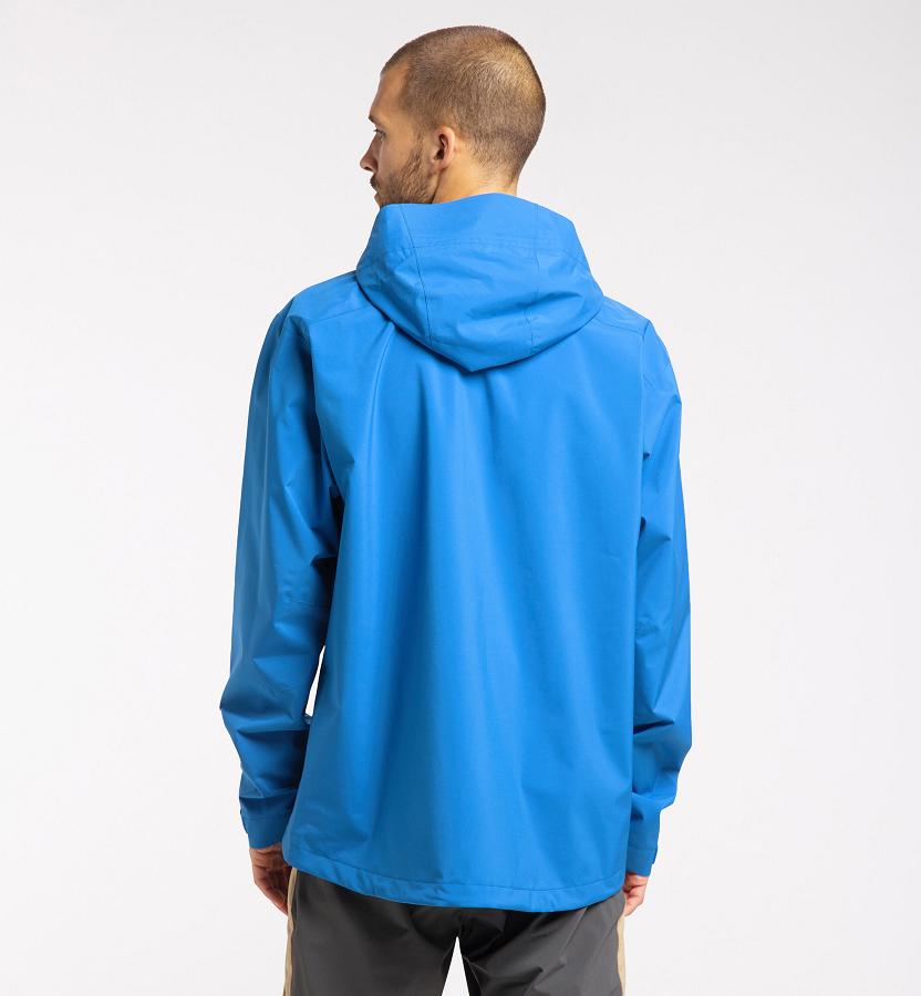 Haglöfs Mens Spate Waterproof Jacket Blue New Zealand 80953WCZP